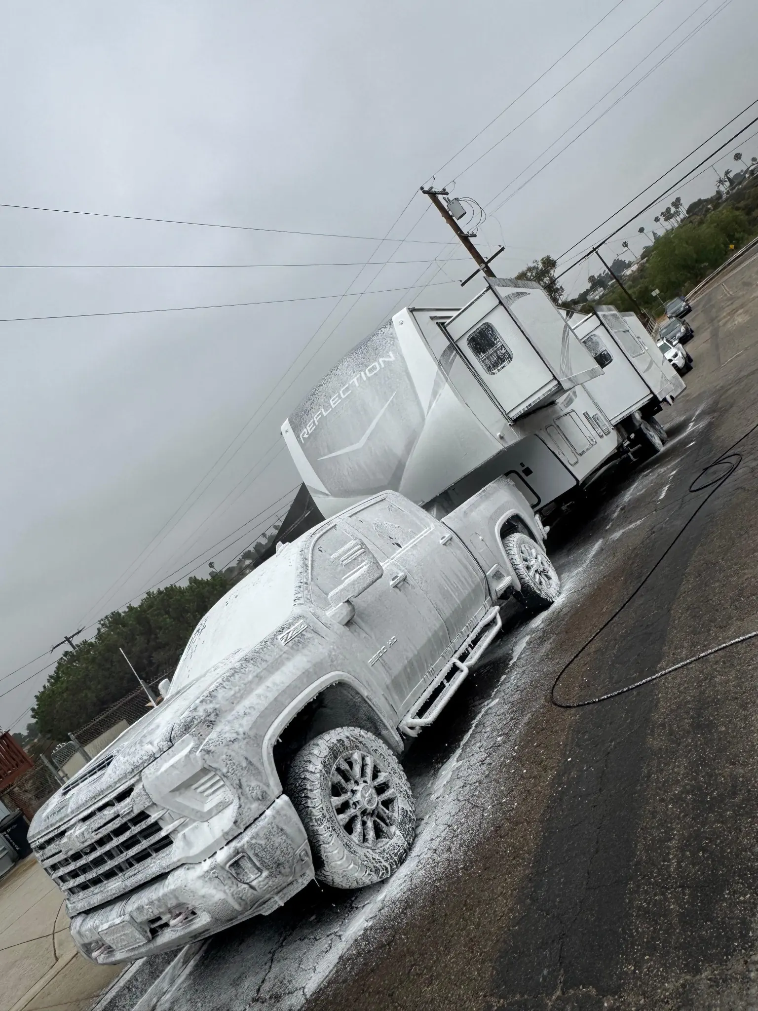 Exterior detailing result